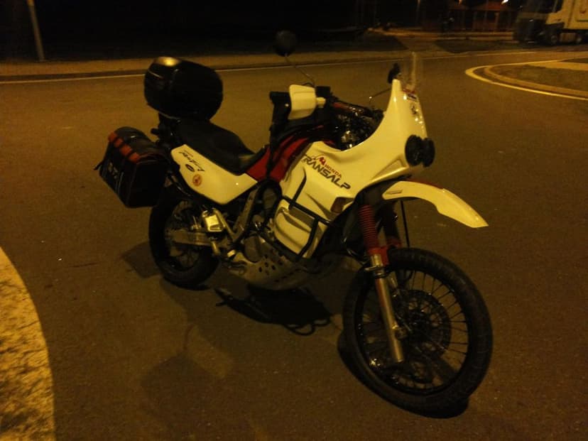 Transalp PD03 EVO II Heidenau zmota po serwisie,  Tenere  Honda BIG