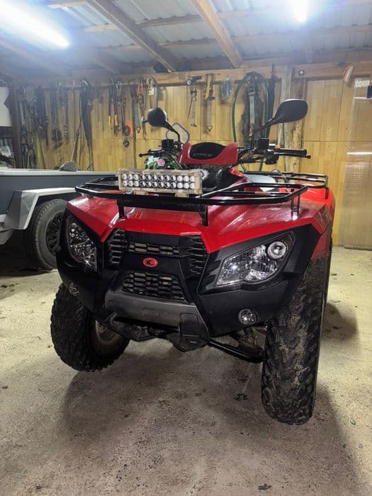 Kymco MXU 300 – 2019 r. - ważne opłaty, hak wbity w dowód