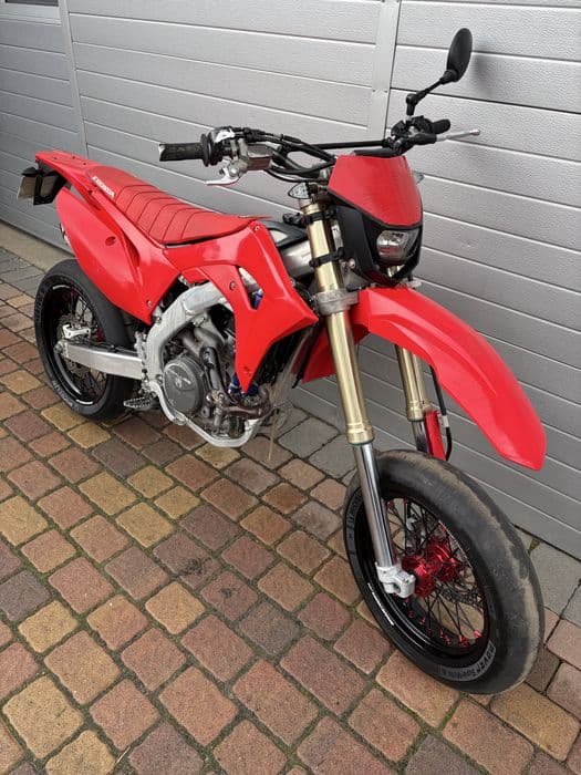 Honda CRF 450 Supermoto 4T Homologacja Honda Crf Enduro deliktanie uszkodzona