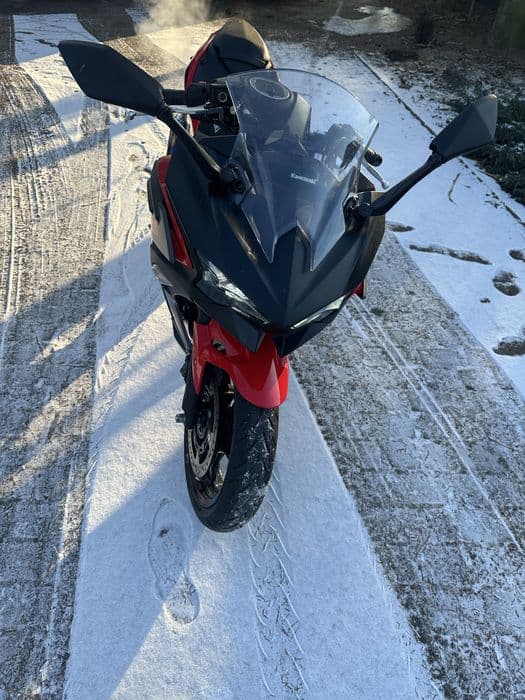 Kawasaki ninja 500se na A2, 2025rok 550 km przebiegu