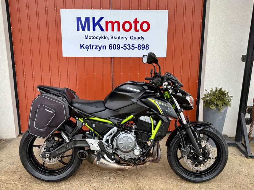 Kawasaki Z650 Dużo dodatków 2018r Akrapovic Super Stan Raty Transport