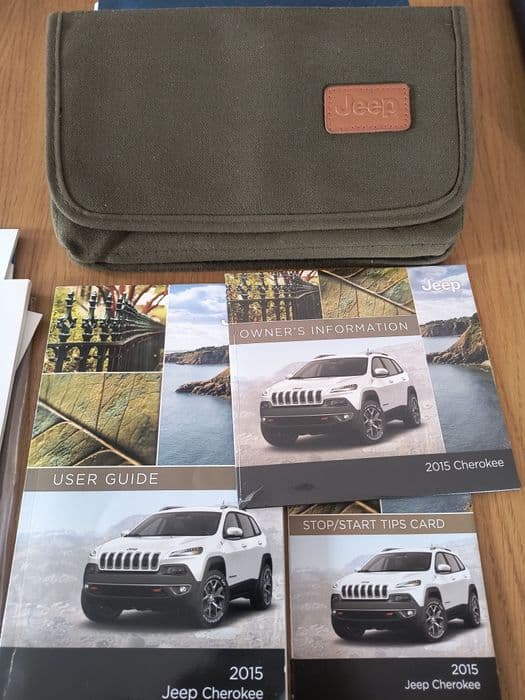 Książka do  Jeep Cherokee 2015 rok