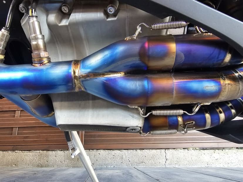 BMW S1000RR 2019-26 kolektory rury Tytan