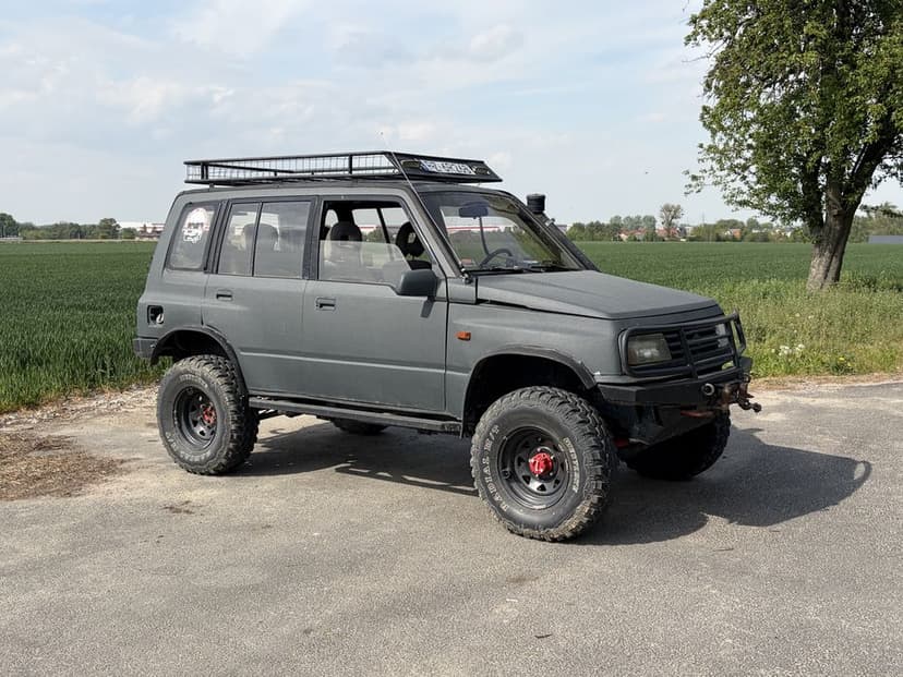 Suzuki Vitara Long 5d 1.6 16v, most stalowy, reduktor samurai, offroad 4x4