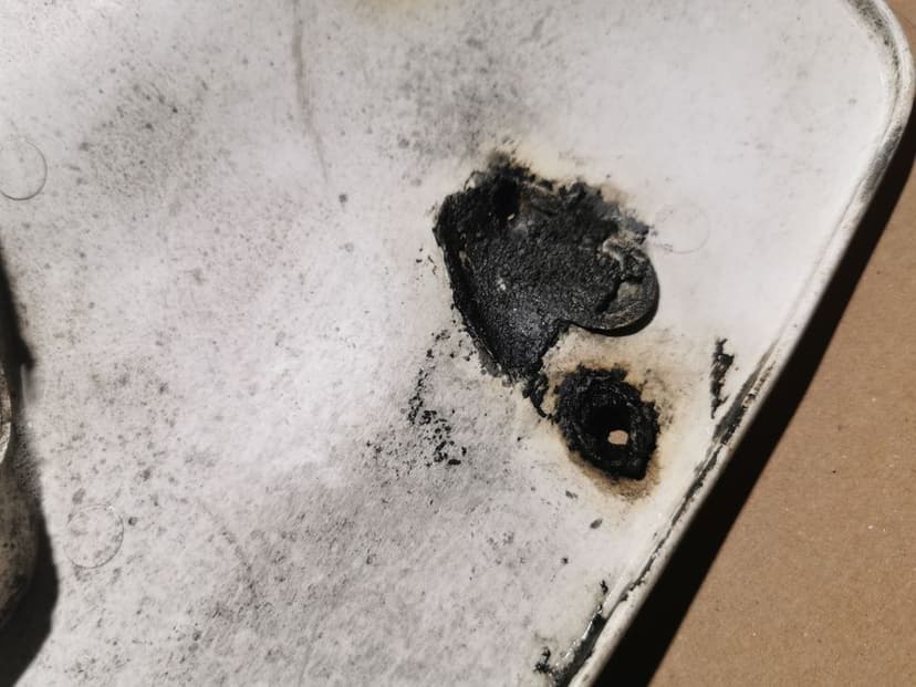 Suzuki RM 85 osłona owiewka bok tył lewa panel obudowa