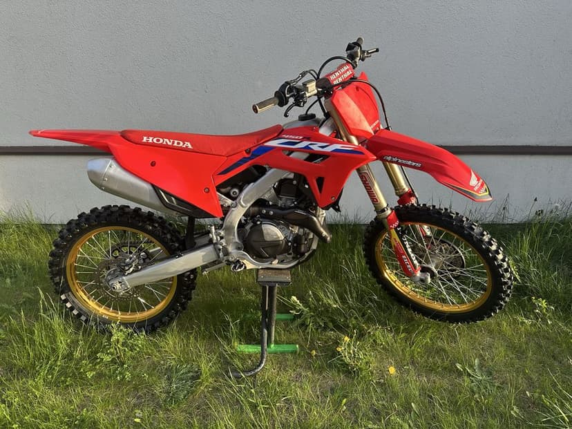 Honda CRF 450 R 2023 tłumik fmf 4.1 koła na piach xtrig 66mth