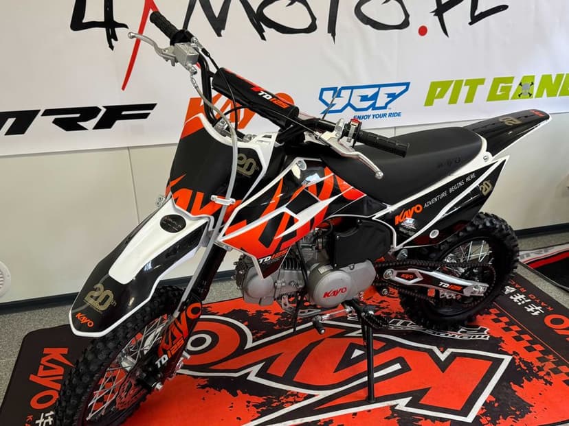 KAYO 125 TD NOWY  ! Motocykl Pit Bike MX Cross  BLACK WEEK w 4xmoto