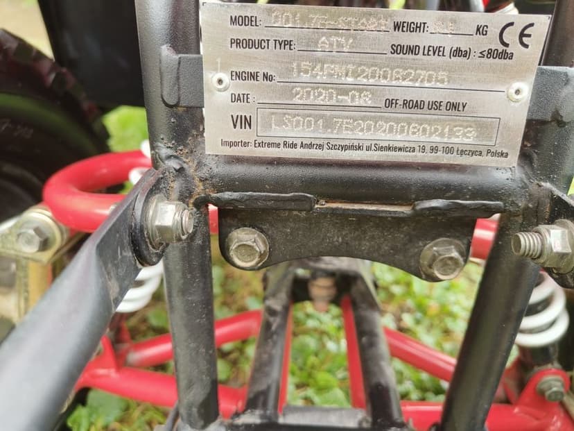 Quad 125 ATV rocznik 2020