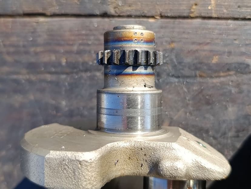 Bardzo dobry wał Yamaha FZ6 2004 - 2009r korbowody tłoki korbowód tłok