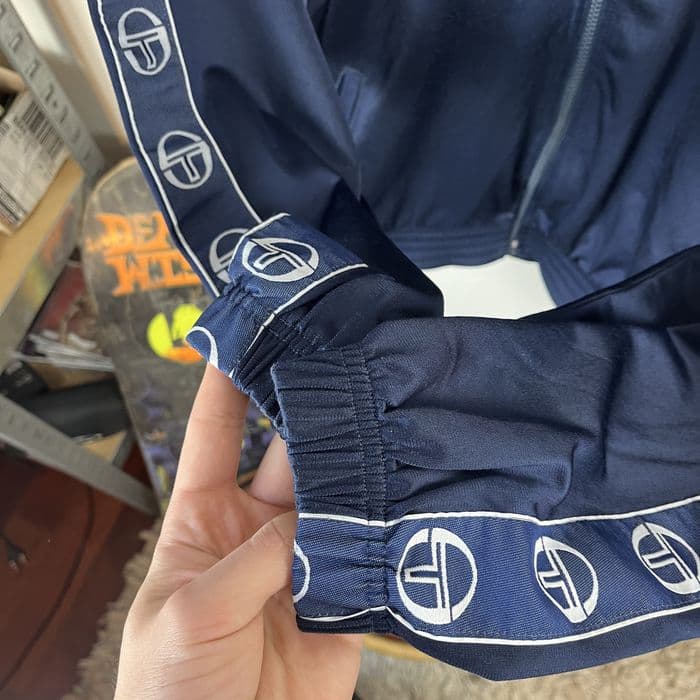 Vintage Bluza Rozpinana Sergio Tacchini Casual Sportswear Y2k 90s