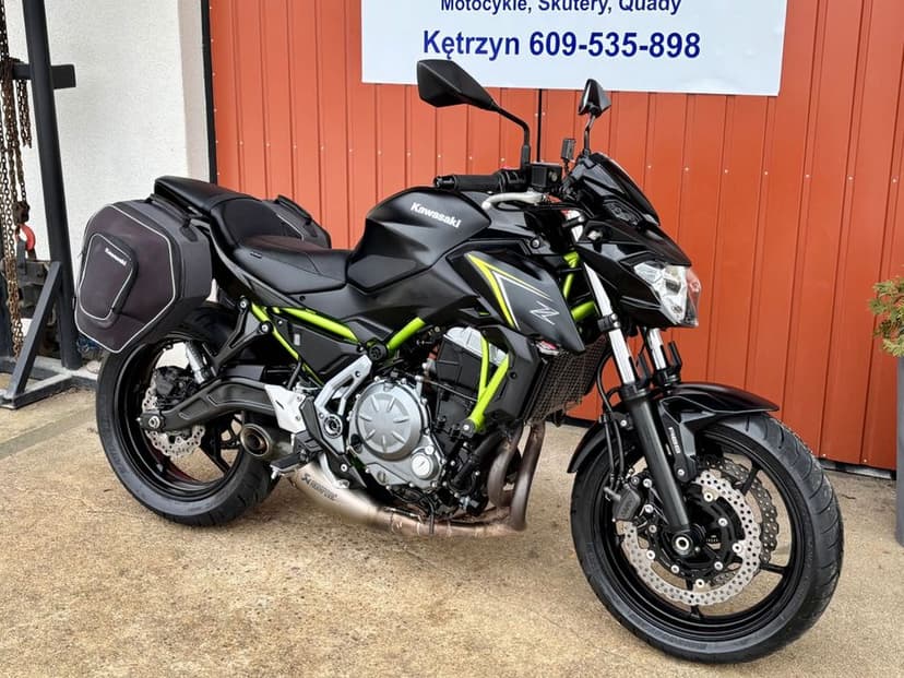 Kawasaki Z650 Dużo dodatków 2018r Akrapovic Super Stan Raty Transport