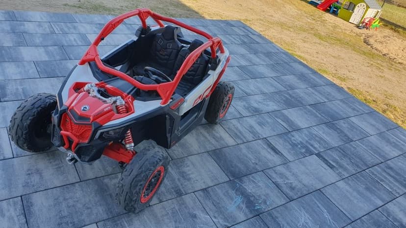Auto na akumulator buggy CAN AM Maverick 3 dla dzieci dwuosobowe
