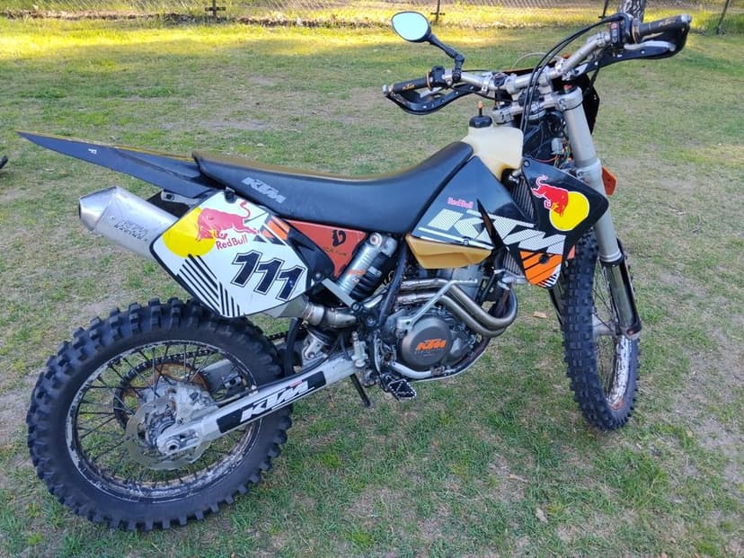 Ktm exc 520 zarejestrowany