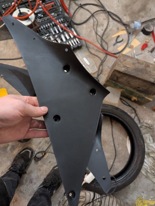 Plastiki owiewki Prawe Kawasaki ninja ZX 10r 2007  czasza owiewka zx1