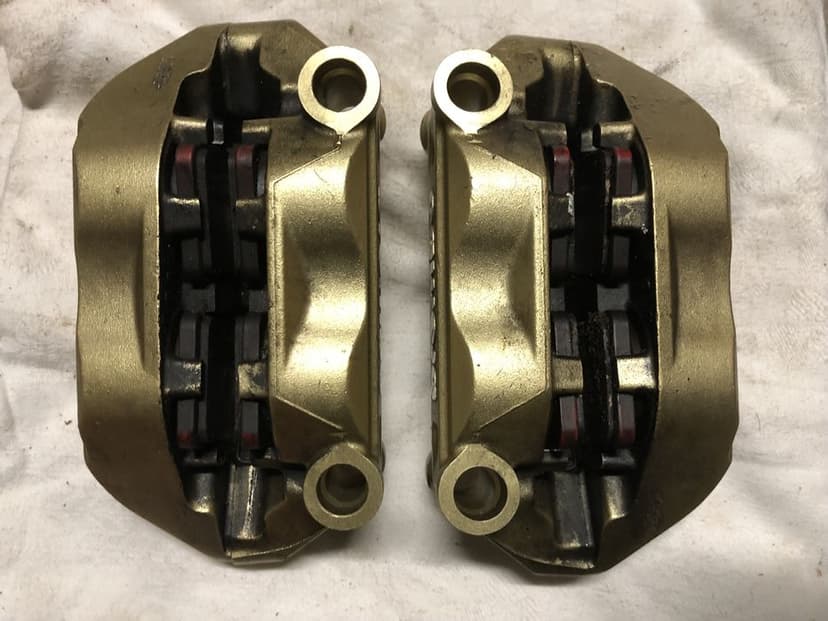 Bmw S1000rr Zaciski Hamulcowe Przód Brembo Złote Komplet S1000r