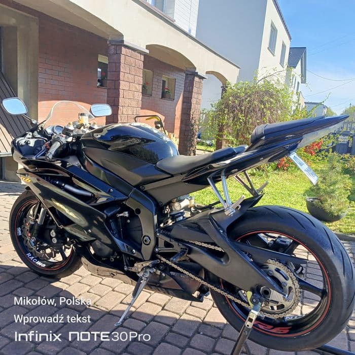 Yamaha R6 2006 przebieg 60 tys bez wkladu, przygotowany do sezonu