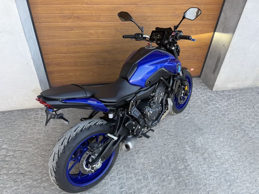 Yamaha MT07 Blue Icon A2 2024 Tablet Niemcy Zadbana Transport