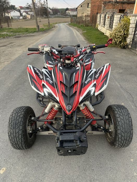 Yamaha Raptor 350 – swap CB500 | dużo modyfikacji | gotowy do jazdy
