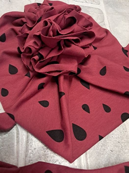 Turban chusta komplet wiosenny