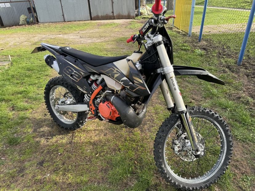 Ktm exc 300 2t 2017r homologacja ostatni gaznik enduro supermoto A2