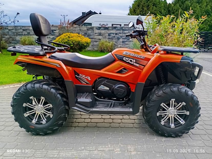 QUAD CFMOTO 450L Long 4x4 blokady Led Homologacja
