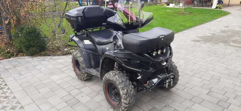 Quad Linhai 300 homologacja + kufey+ pług