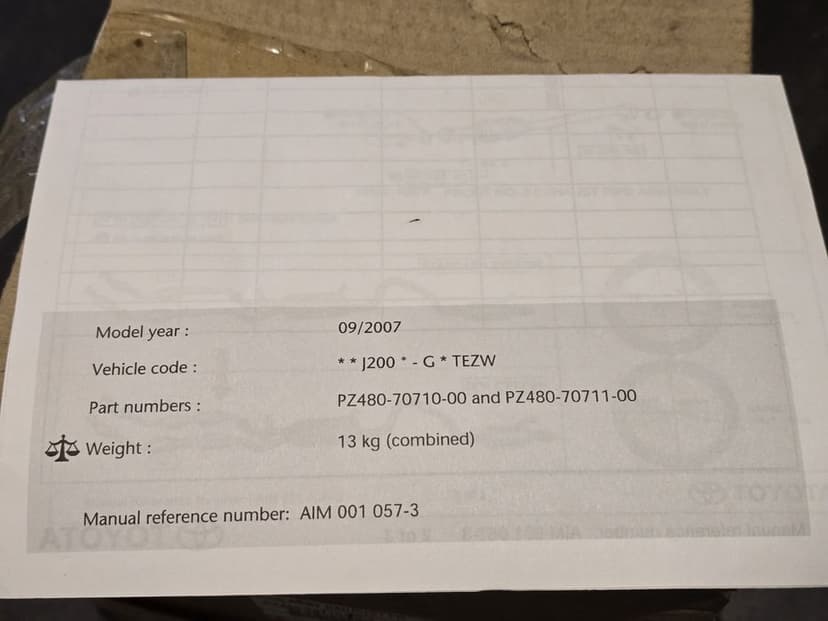 Filtr DPF Toyota Land Cruiser 200