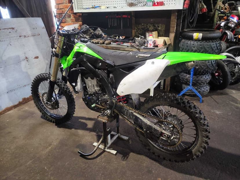 Wszystkie Części Kawasaki KXF 450 Sprawny 2012 Silnik Zawieszenie Koła