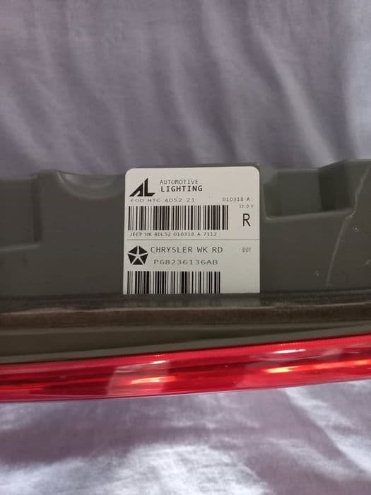 Lampa  Jeep Grand Cherokee 2018