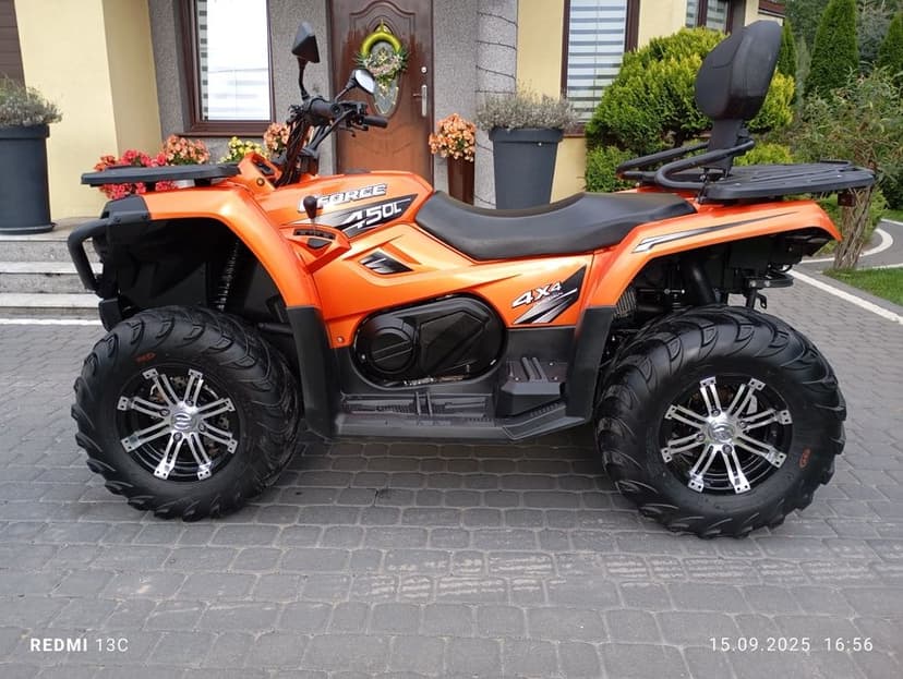 QUAD CFMOTO 450L Long 4x4 blokady Led Homologacja