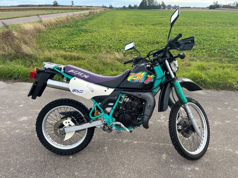 Kawasaki KMX 125 2T zarejestrowany po generalnym remoncie kat B