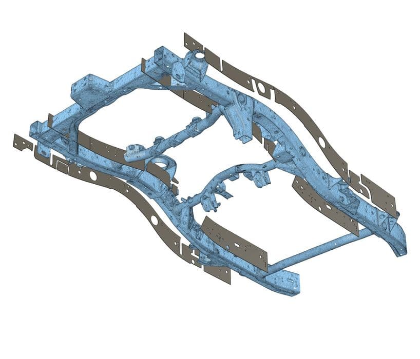 Reperaturki nakładki ramy nissan patrol y61 long lwb tył reperaturka