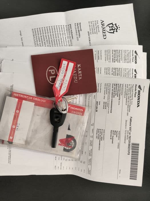 Honda CB500X  salon Polska