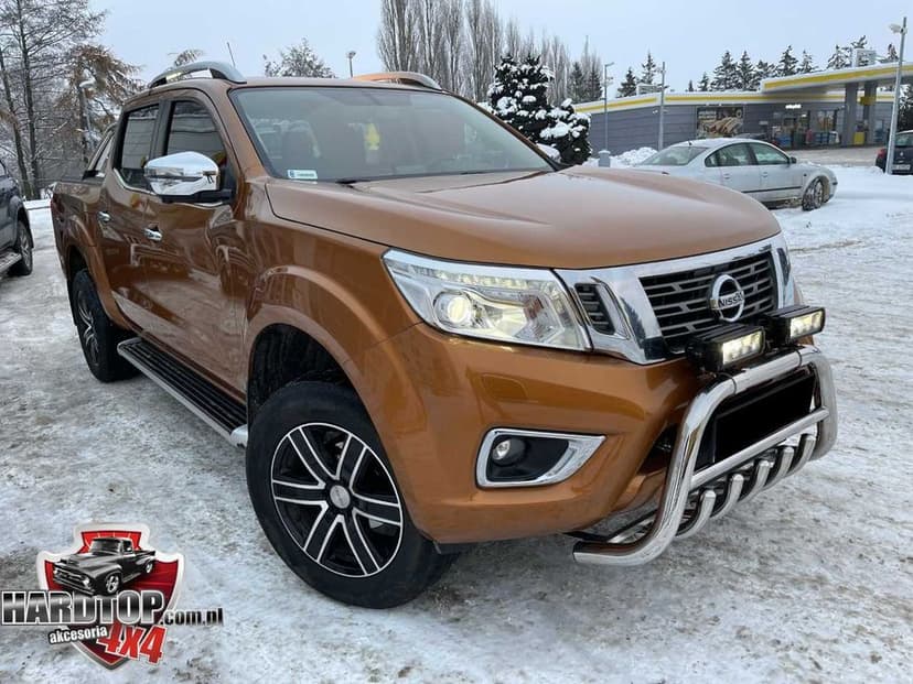 Orurowanie Przednie Rury Zderzak Nissan Navara NP300 kły