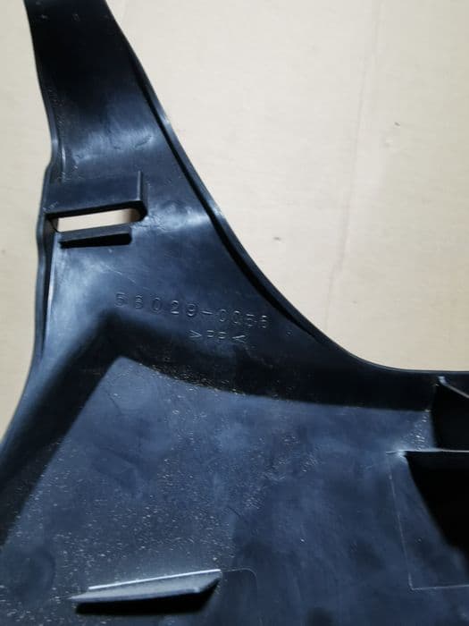 Kawasaki kx 250 osłona tablica na numer startowy owiewka panel