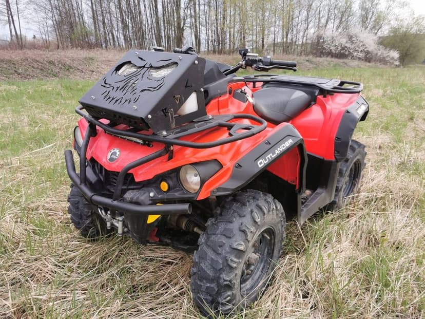 Can am outlander 450, zarejestrowany w super stanie