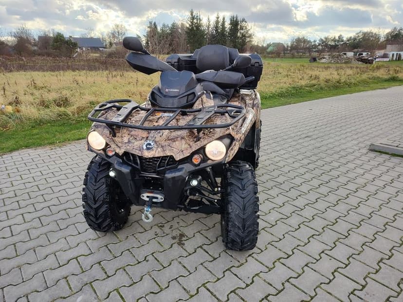 Can-Am Outlander Pro Max L Hunting Edition Mossy Oak hak wciągarka