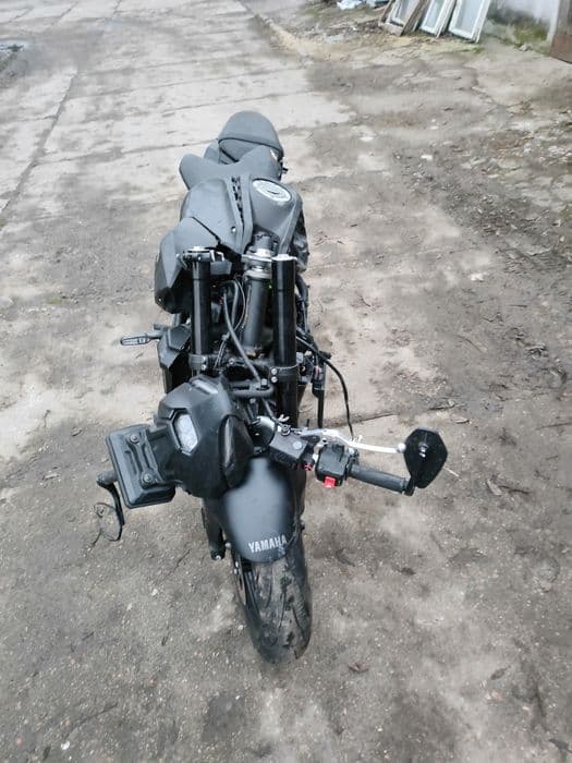 Yamaha mt 07 2025r najnowszy model uszkodzony części zony SWAP