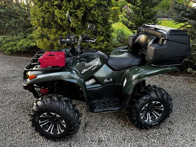 Yamaha Grizzly 700 zarejestrowana PL homolgacja