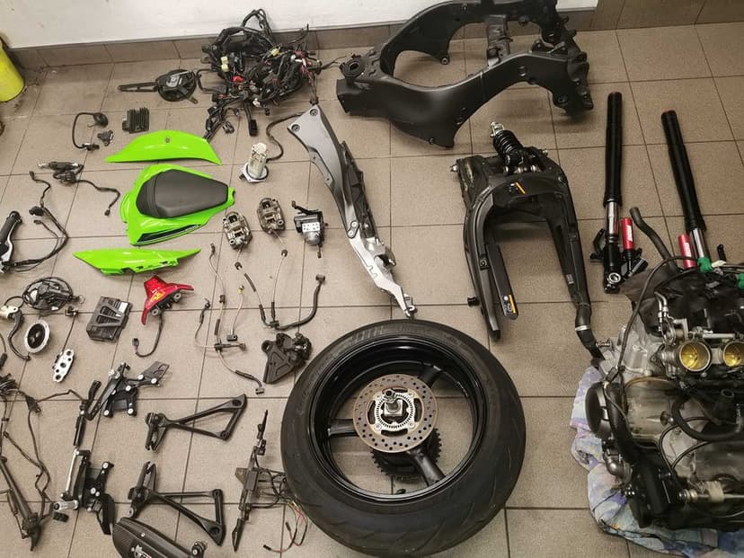 Części Kawasaki Zx10r Ninja 5gen 2016