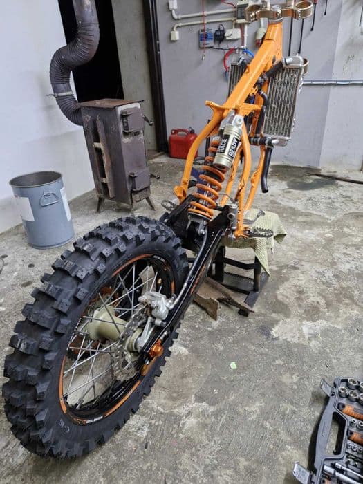 KTM EXC 125 2t , KAT A , KAT B. Po odbudowie.