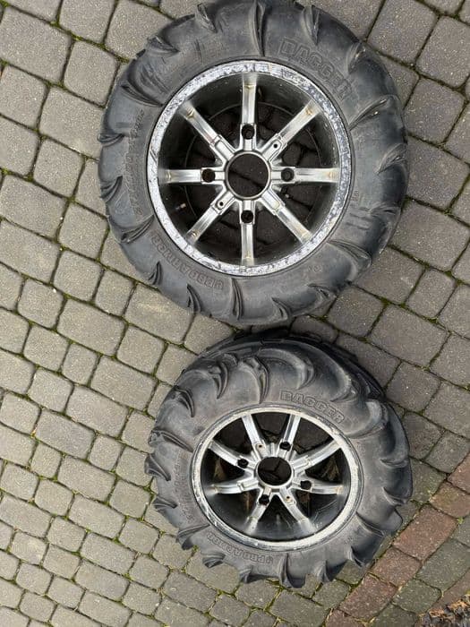 komplet kol kola kolo felga felgi 14 cal cali Polaris Scrambler