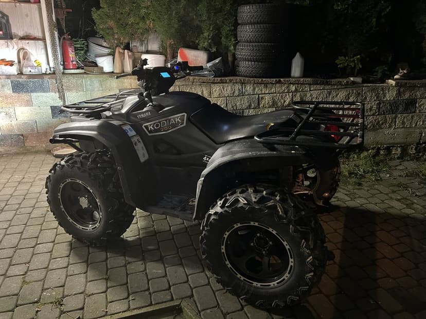 Quad Yamaha kodiak/grizzly 700 wspomaganie, nowe opony, wyciagarka!
