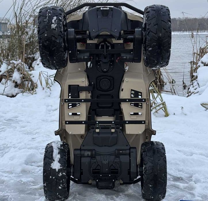 Duży Quad Can Am Outlander ATV 4x200W 24V7Ah Szary