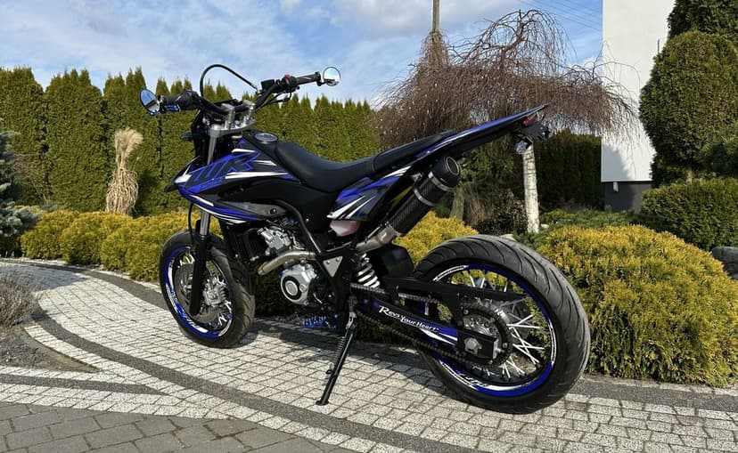 Yamaha WR 125X w idealnym stanie, wydech Giannelli, nowe opony Pirelli