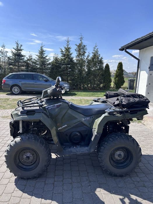 POLARIS SPORTSMAN 570 EPS 2023r Zarejestrowany Led wyciągarka kufer 4x4 wspomaganie
