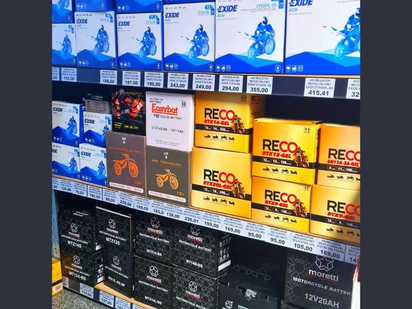 Akumulator Motocyklowy YTX7A-BS FTX 7A-BS ETX7A-BS 12V 6AH AGM L+ Gel