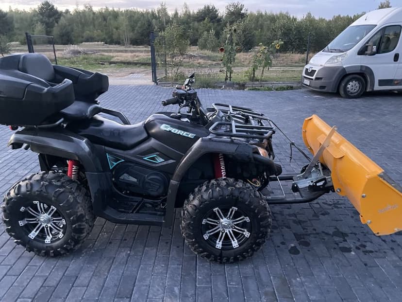 Quad cf moto 450 super stan łycha - pług gratis