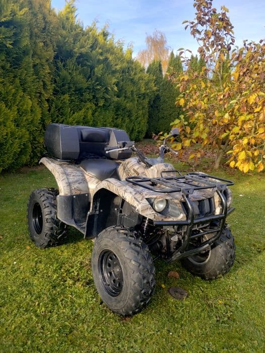 Yamaha Grizzly 660 4x4, kufer, Homologacja Możliwy Transport
