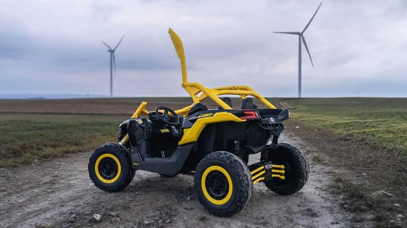 Duże dwuosobowe auto na akumulator CAN-AM MAVERICK 4x200W 24V pilot